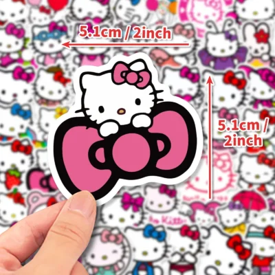 Alternative view of 50PCS Sanrio Hello Kitty Cute Graffiti Stickers