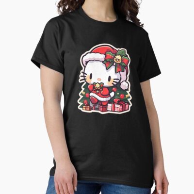 Alternative view of Kitty For Christmas T-shirt