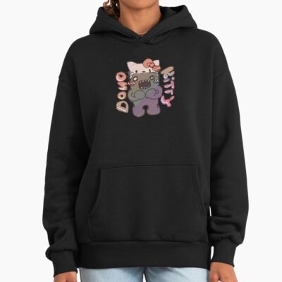 Alternative view of Glitter Domo Kitty Hoodie