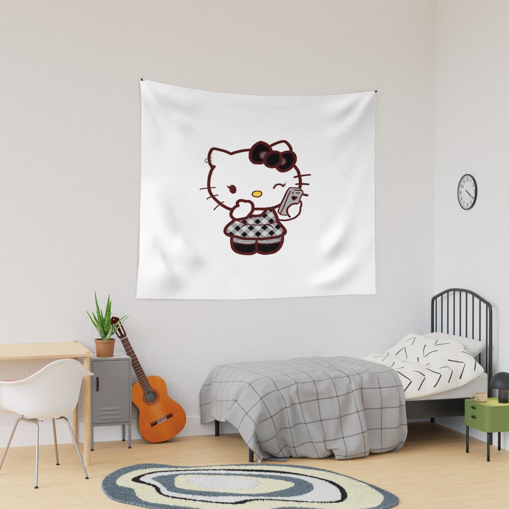 Gothic Hello Kitty Tapestry